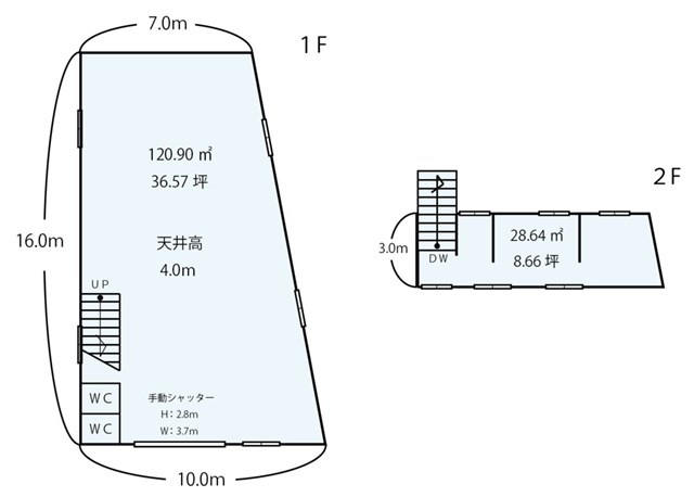 大阪市西区千代崎倉庫・事務所2