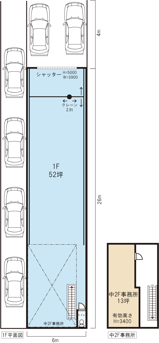 住之江区柴谷クレーン付倉庫2