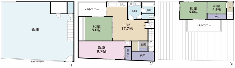 平野区瓜破東倉庫2