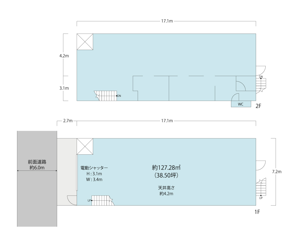 東大阪市西堤学園町倉庫・工場2