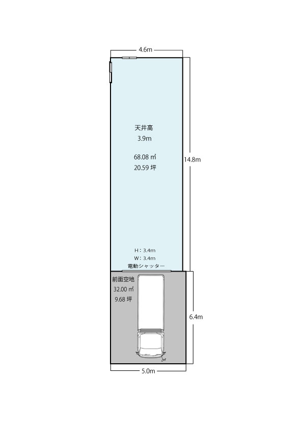 平野区加美北5倉庫2