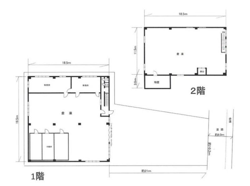 摂津市鳥飼西倉庫・事務所2