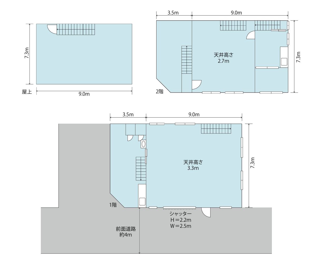 東大阪市衣摺倉庫・工場2