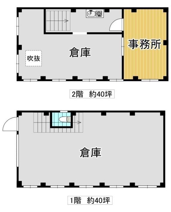 東大阪市森河内西事務所付倉庫2