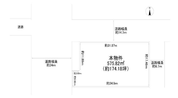 松原市天美東売り土地・事業用地2