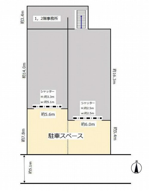 神戸市兵庫区芦原通貸倉庫・工場2