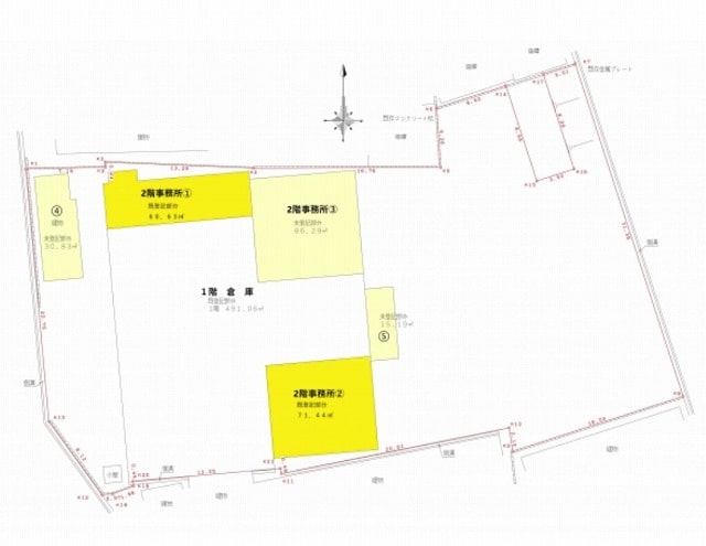 大東市三箇事務所付き貸倉庫2