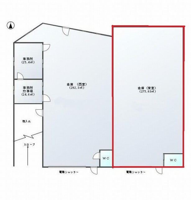 神戸市兵庫区材木町倉庫・事務所（東室）2