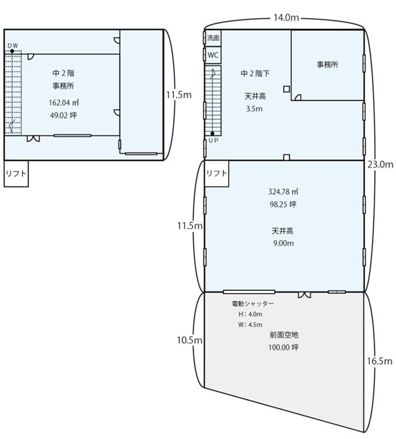 堺市美原区丹上倉庫・工場2