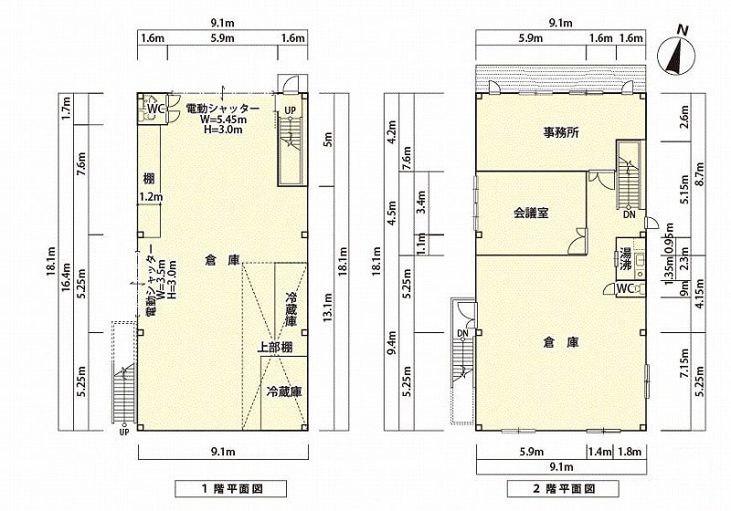 堺市北区百舌鳥陵南町倉庫・事務所2