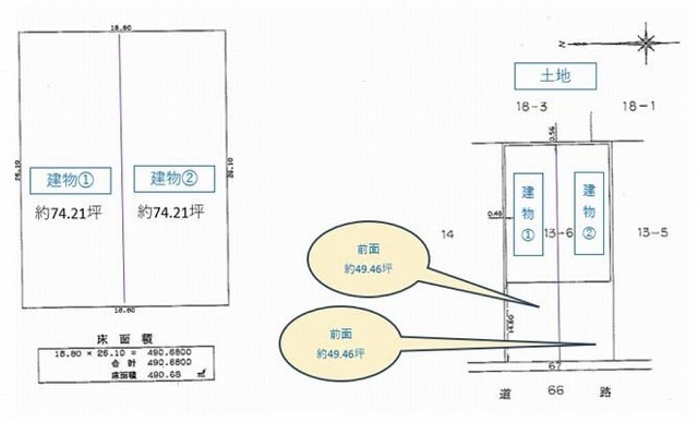 富田林市中野町東倉庫・工場①2