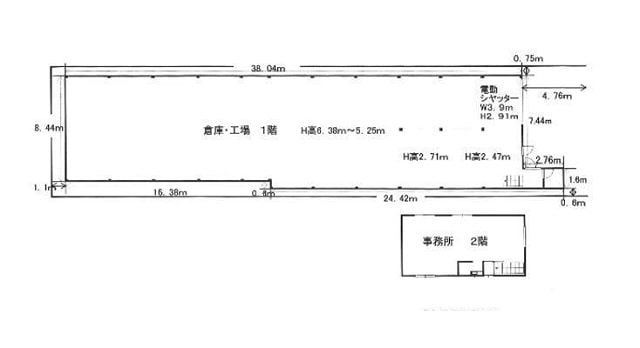 堺市西区浜寺元町倉庫・事務所2