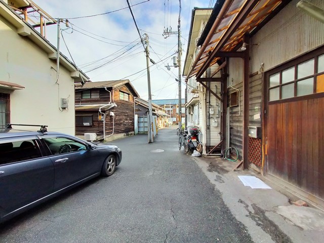 前面道路です。