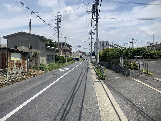 前面道路