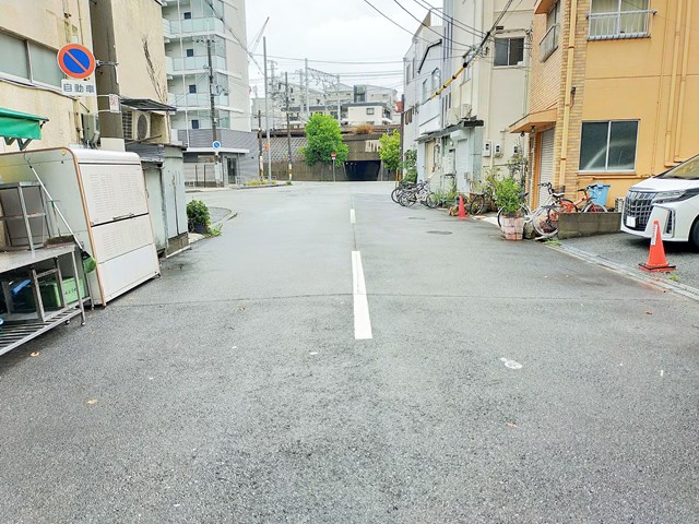 前面道路です。