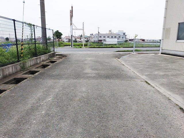 前面道路です。