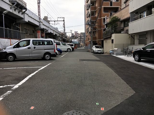 前面道路です。