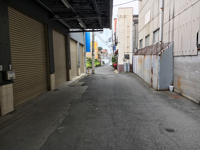 前面道路です。