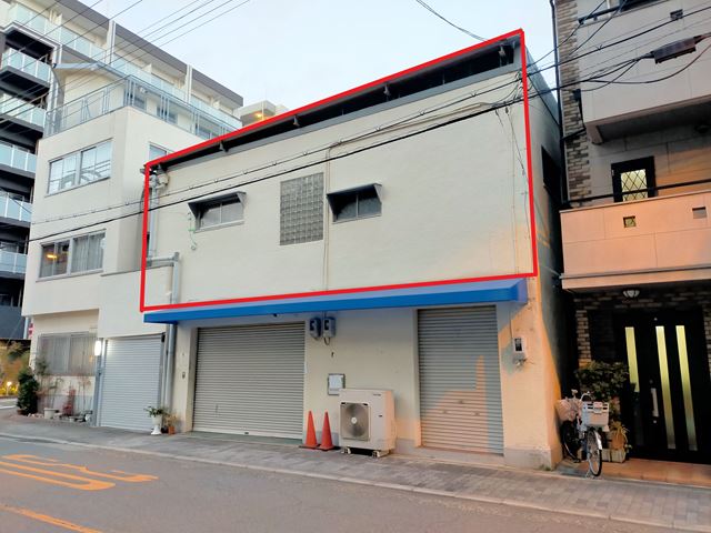 賃貸部分は２階です。