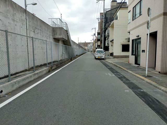 前面道路です。