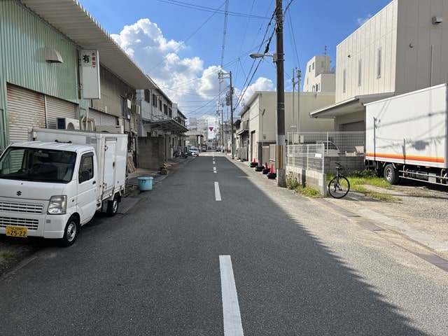 4ｔ車の通行がギリギリです。
