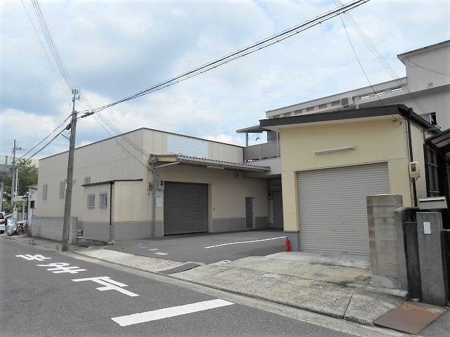 平家建倉庫です。