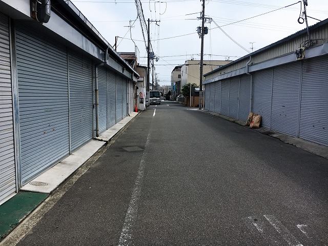 前面道路です。