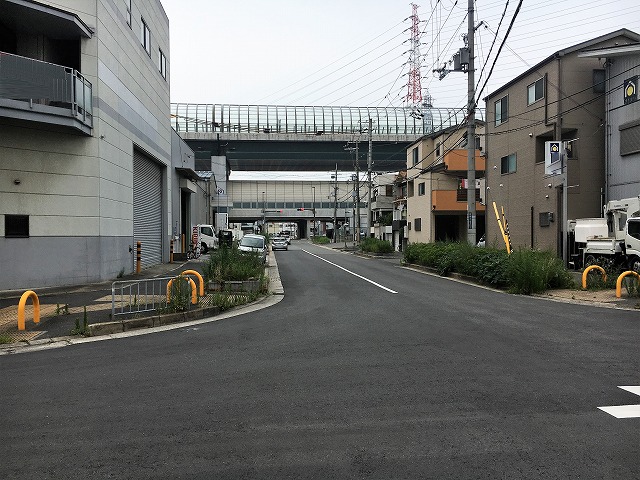 前面道路です。