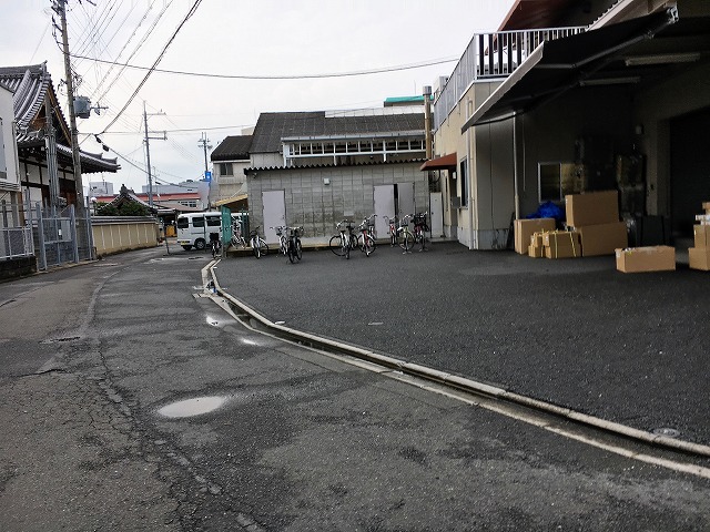 前面道路です。
