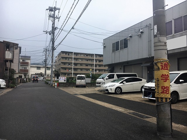 前面道路です。