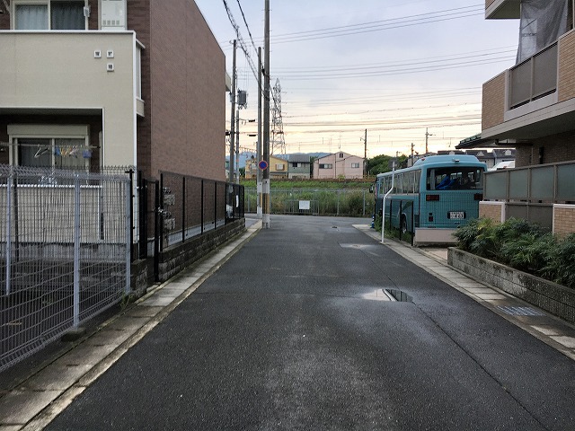 前面道路です。