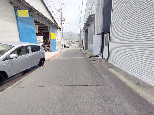 前面道路です。