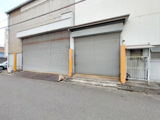 間口が２ヵ所あります。
