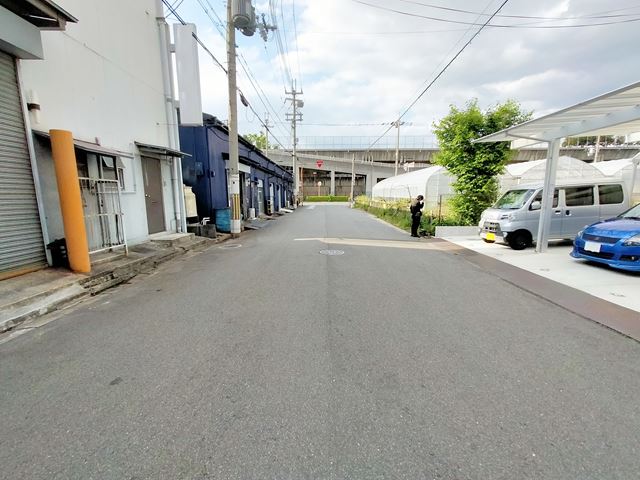 前面道路です。