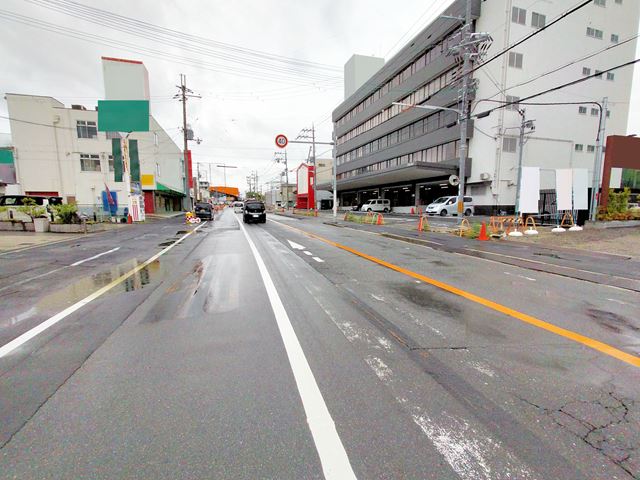 前面道路です。