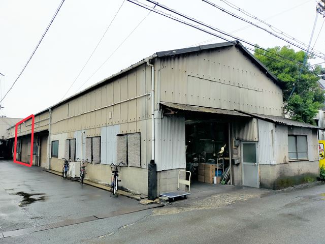 赤く囲った部分が賃貸部分です。