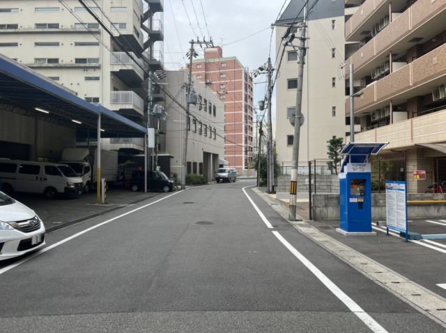 前面道路です。