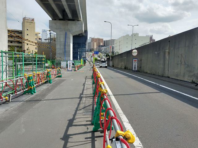 前面道路です。