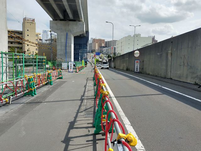 前面道路です。