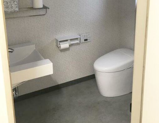 きれいなトイレもありますよ。