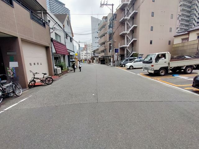 前面道路です。