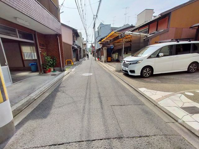 前面道路です。