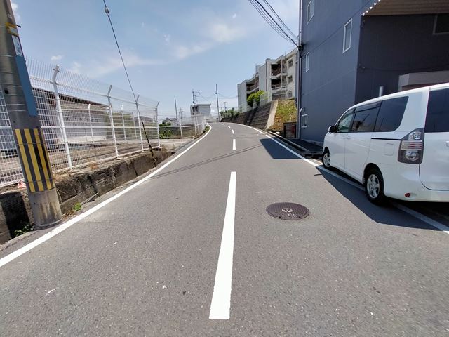 前面道路です。