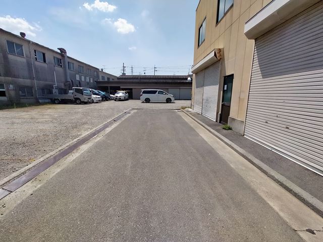 前面道路です。