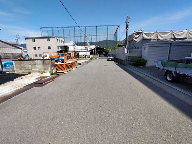 前面道路です。