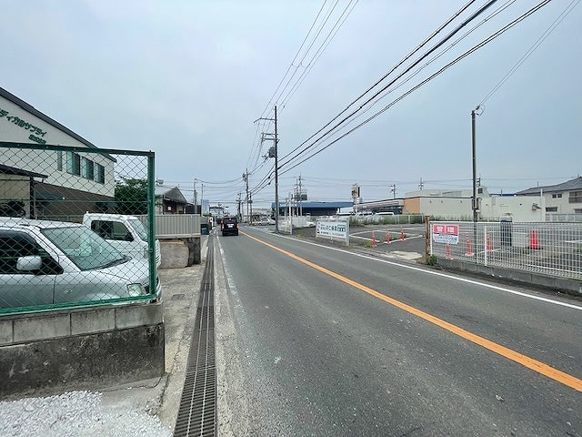 前面道路は広いですよ