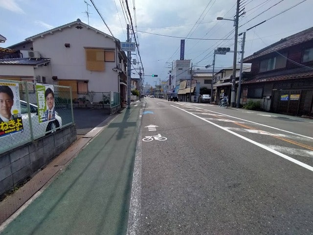 前道も広々