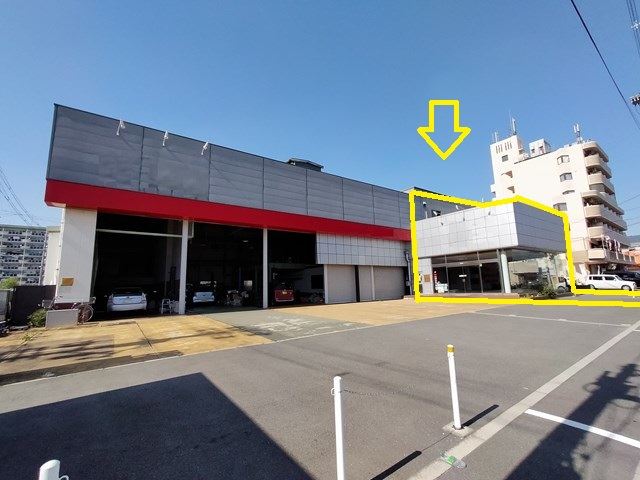 産業道路沿いの物件です。