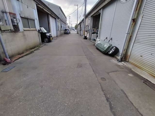 前面通路です