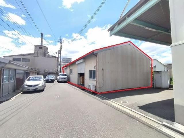 赤枠が賃貸物件です